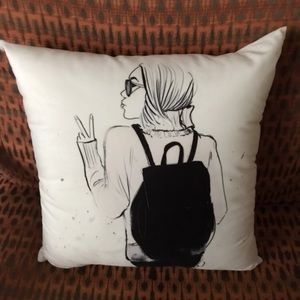 Urban Home Peace Throw Pillow